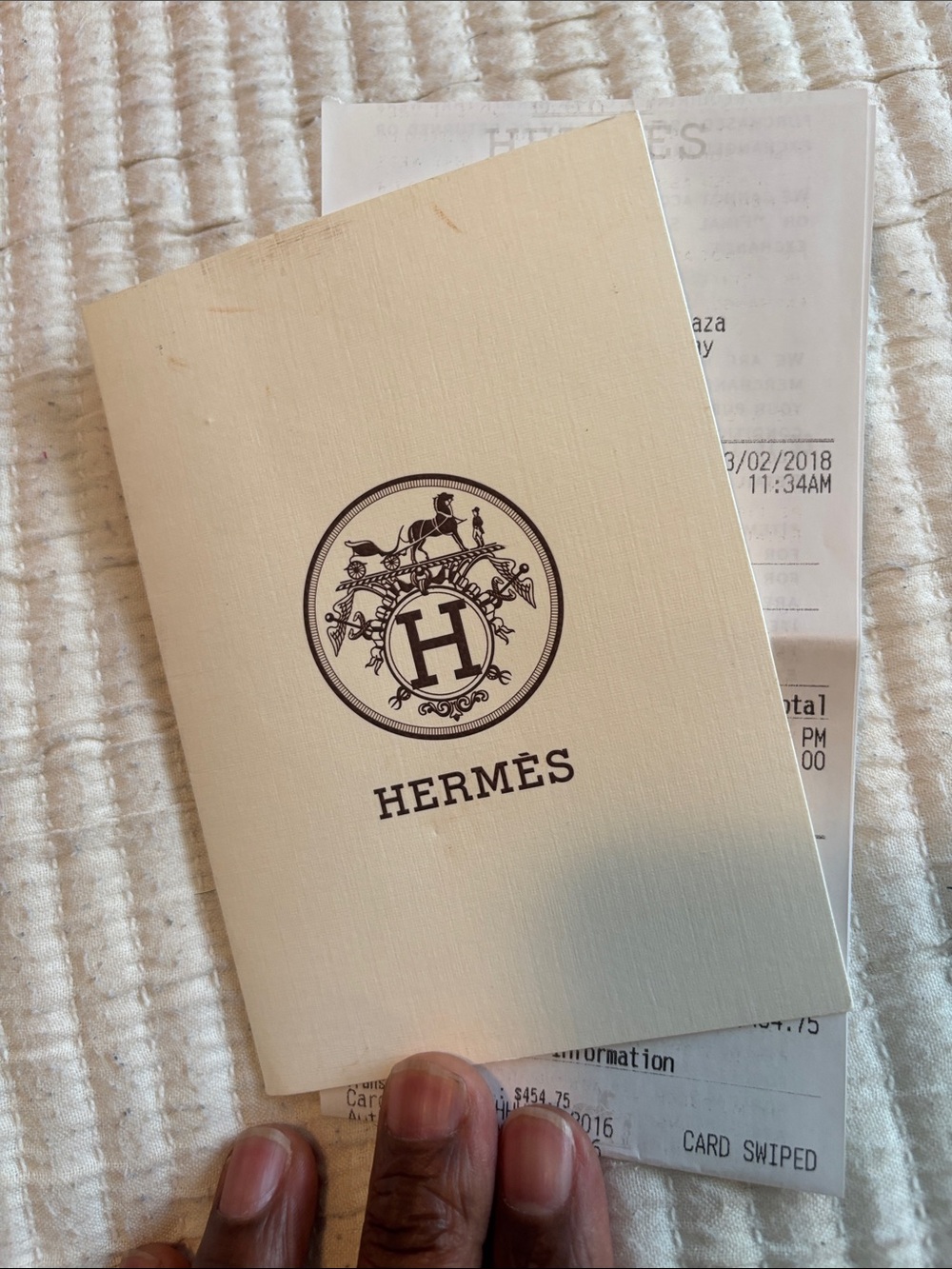 Vintage Hermes Cape Cod Small Watch with Orange Straps. - Picture 5 of 9